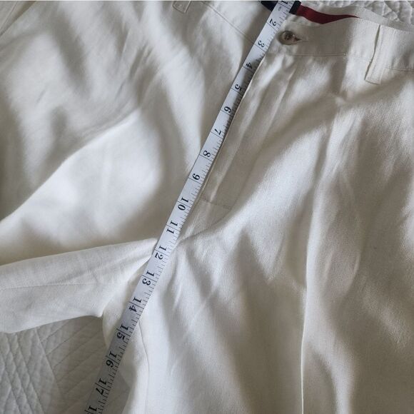 Contigo 100% linen cargo style casual coastal pants - Picture 12 of 14